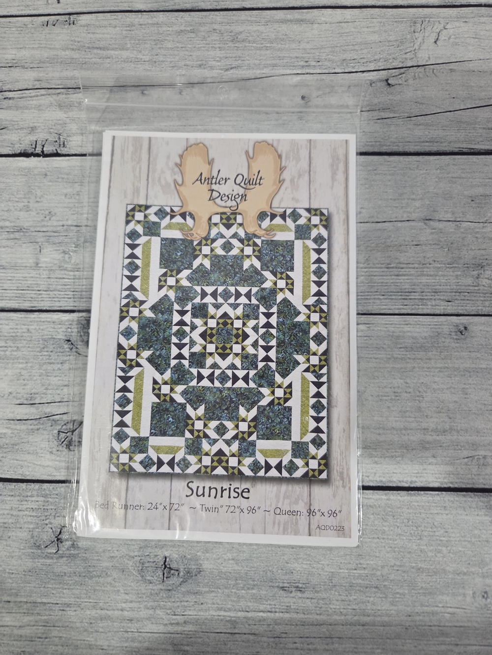 Antler Quilt Design Quilting Pattern Sunrise